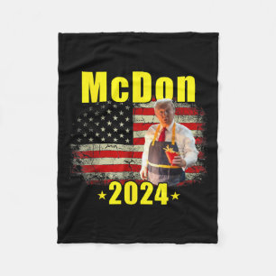 Couverture Polaire Mcdon 2024 Drôle Donald Trump Cuisine française de