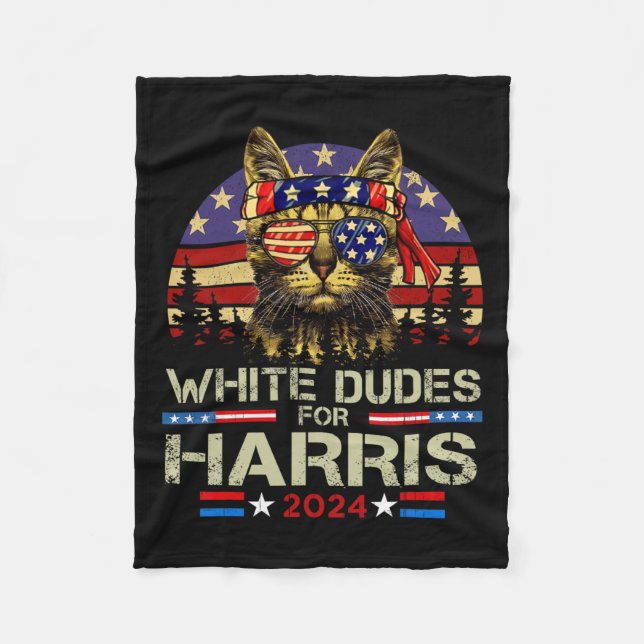 Couverture Polaire Mecs Pour Kamala Harris Enfless Chat Lady Pour Kam (Devant)