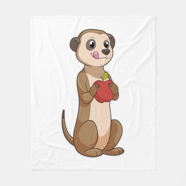Couverture Polaire Meerkat avec pomme (Devant)