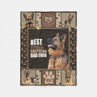 Couverture Polaire Meilleur berger allemand papa jamais