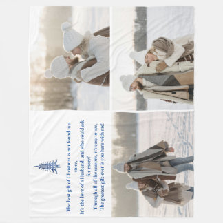 Couverture Polaire Meilleur Cadeau, Mari, Pagode de Noël 3 photos