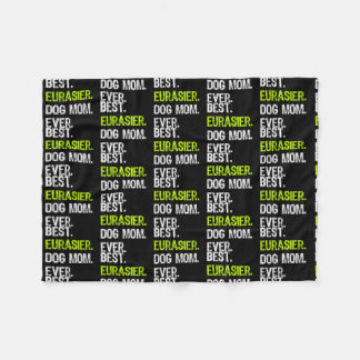 Couverture Polaire Meilleur chien Eurasier MOM jamais Amoureux de les