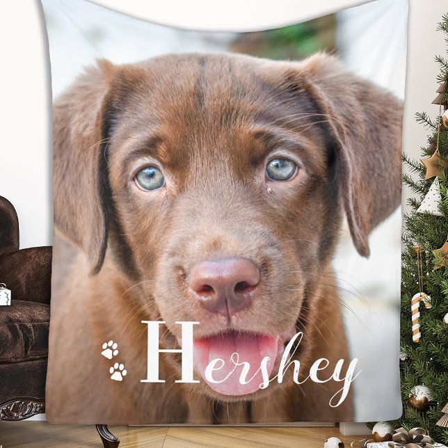 Couverture Polaire Meilleur Chien Personnalisé Animaux de Compagnie L (Créateur téléchargé)