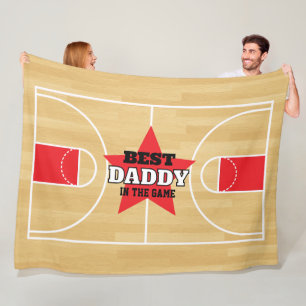 Couverture Polaire Meilleur dans le jeu Basketball cadeau personnalis
