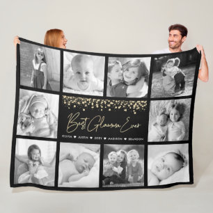 Couverture Polaire Meilleur Glamma Ever Gold Parties scintillant 10 P