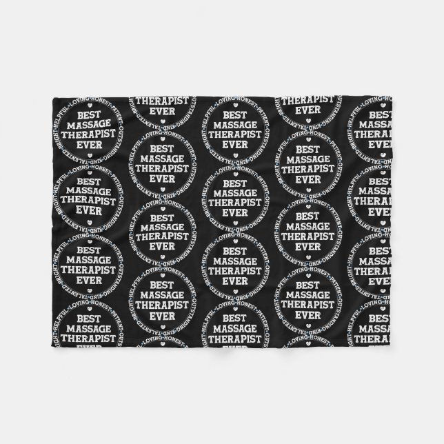 Couverture Polaire Meilleur Massage Thérapeutique jamais Massage  (Devant (Horizontal))