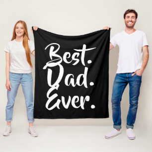 Couverture Polaire Meilleur Papa Jamais, Cadeau Papa, Cadeau Fête des