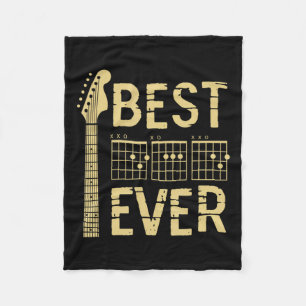 Couverture Polaire Meilleur papa Jamais Guitare Chord Guitariste Papa