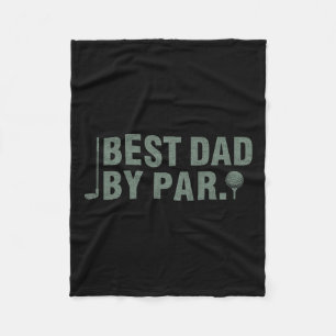 Couverture Polaire Meilleur papa vintage Par Par Père#39 ; s Jour Gol