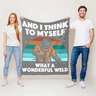 Couverture Polaire Meilleur Welding Art Men Women Arc Welder Ir