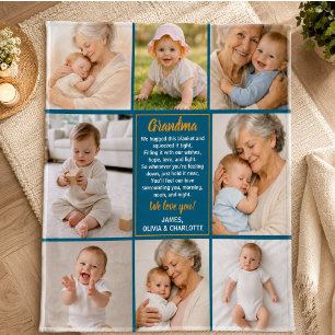 Couverture Polaire Meilleure Grand-mère du Monde Photo   Grand-parent