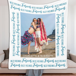 Couverture Polaire Meilleurs Amis Pour Toujours Moderne Chic Photo Pe