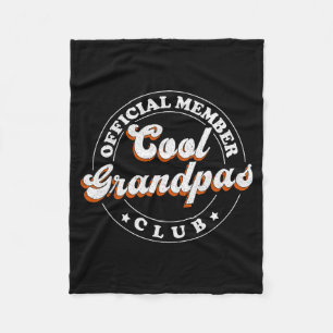 Couverture Polaire Membre du club des grands-pères cool pour nouveau