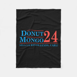 Couverture Polaire Mème amusant Retro Donut Mongo 2024