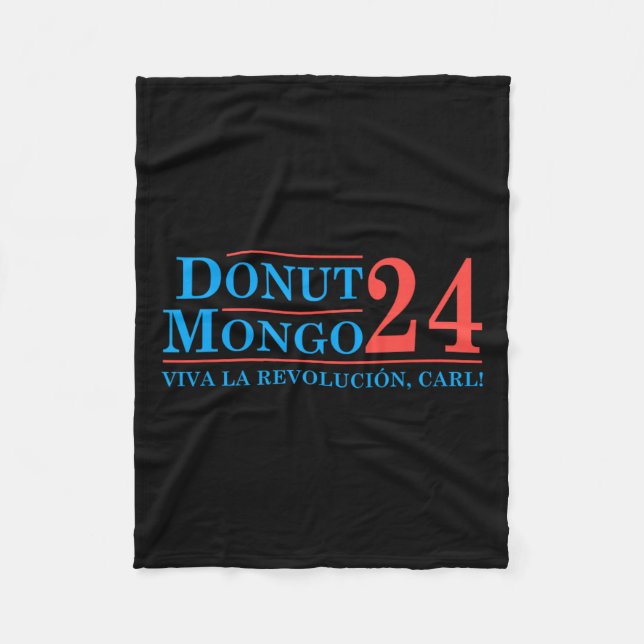 Couverture Polaire Mème amusant Retro Donut Mongo 2024 (Devant)