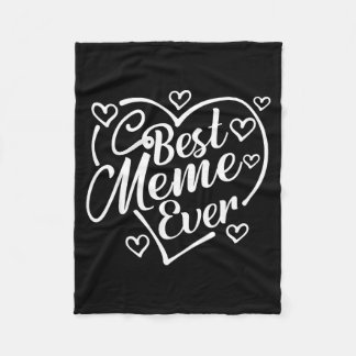 Couverture Polaire Meme shirt funny heart shape grandma mother's day 