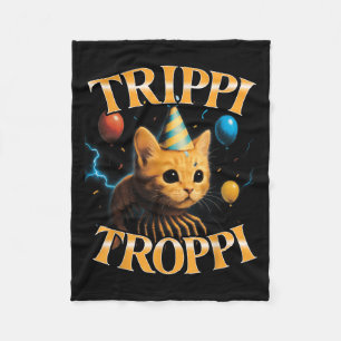 Couverture Polaire Mème surréaliste italien de délire Trippi Troppi d