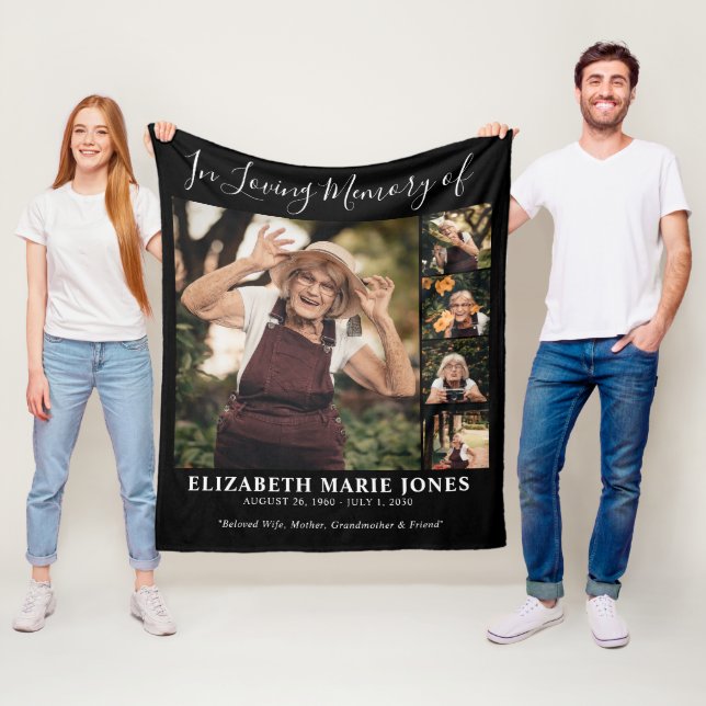 Couverture Polaire Mémoire de l'amour Souvenir (En situation)