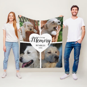 Couverture Polaire Mémorial contemporain pour animal de compagnie coe