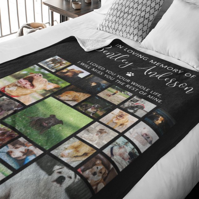 Couverture Polaire Mémorial personnalisé pour animal de compagnie ave (Créateur téléchargé)