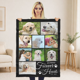 Couverture Polaire Mémorial pour chien À JAMAIS DANS NOS CŒURS 9 Coll