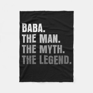Couverture Polaire Mens Baba L'Homme Le Mythe La Légende Grand-Père