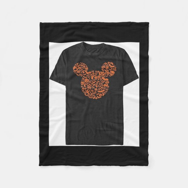 Couverture Polaire Mens Characters Mouse Ears Halloween Icons  (Devant)