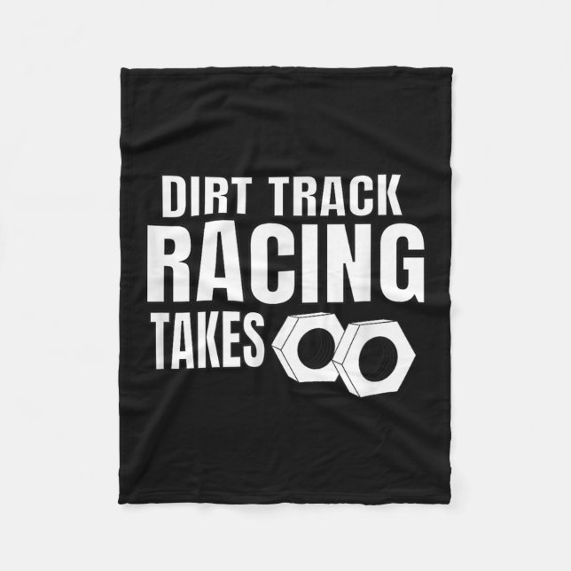 Couverture Polaire Mens Dirt Track Racing Drôle Race Citation Sprint  (Devant)