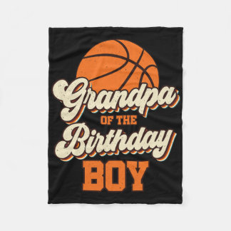 Couverture Polaire Mens Grand-Père Du Garçon D'Anniversaire Bysketbyl