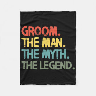Couverture Polaire Mens Groom Mariage Bachelor Party Retro Vintage