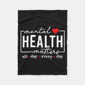Couverture Polaire Mental Health Matters All Day Every Day