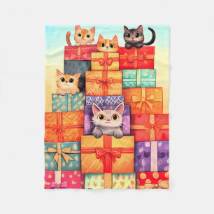 Couverture Polaire Meow Gift Birthday Tower