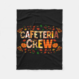 Couverture Polaire Merci Cafétéria Crew Automne Citrouille Merci