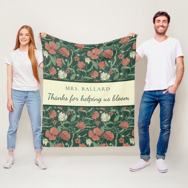 Couverture Polaire Merci De Nous Aider À Bloom Fleece Blanket (En situation)