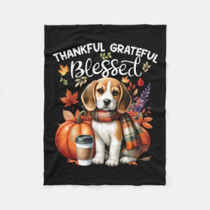 Couverture Polaire Merci gracieux Beagle Chien Heureux Chute Y'