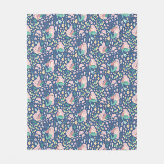 Couverture Polaire Mermaid mère fille Bonding Ocean Dark Version