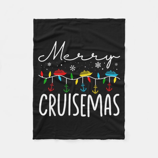 Couverture Polaire Merry Cruisemas Christmas Family Cruisin Funny Cru (Devant)