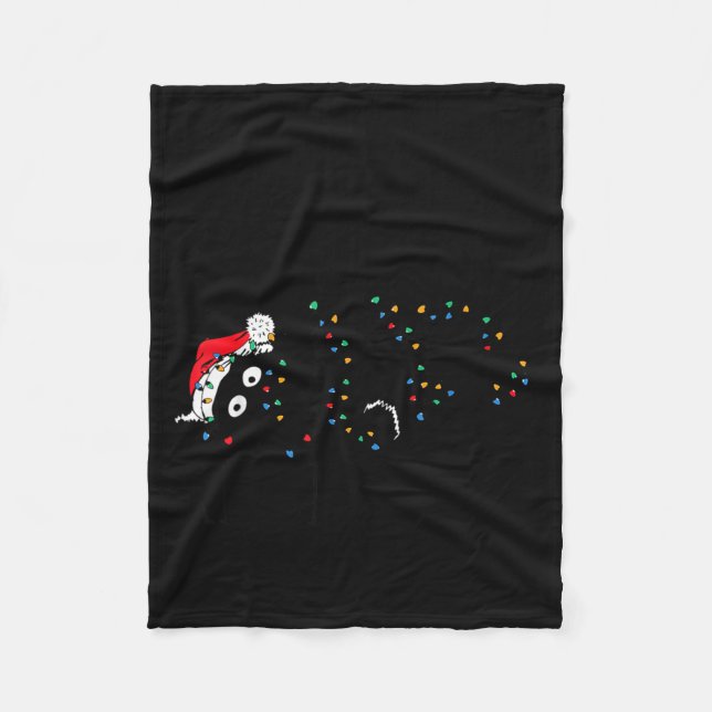 Couverture Polaire Merry Kissmy Angry Cat Christmas Funny Sarcastic H (Devant)