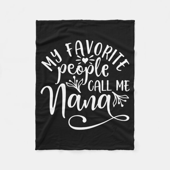 Couverture Polaire  Mes gens préférés m'appellent Nana (Devant)