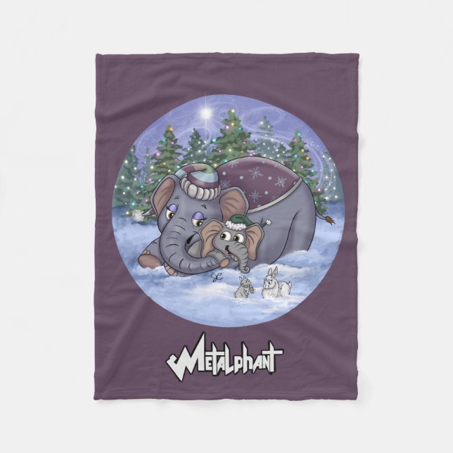 Couverture Polaire Metalphant Wilbur & Mom Fleece Blanket (Devant)