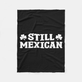 Couverture Polaire Mexicain Drôle Saint-Patrick Shamrock Humour Chanc