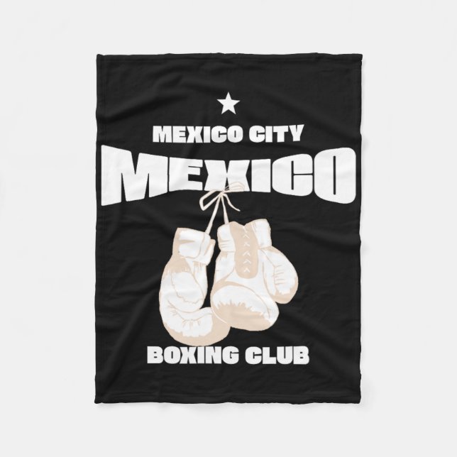 Couverture Polaire Mexico City Boxing Club Mexico - Boxe 1 (Devant)