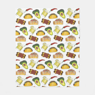 Couverture Polaire Mexique Tex Mex Nourriture Taco Enchilada Chimicha