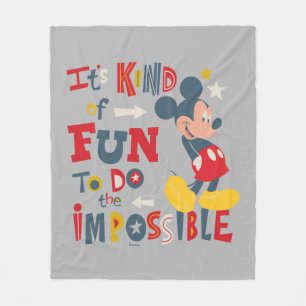 Couverture Polaire Mickey Amusants Pour Faire L'Impossible 2