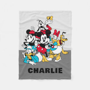 Couverture Polaire Mickey et amis de Disney personnalisés