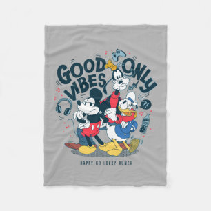 Couverture Polaire Mickey & Friends Good Vibes uniquement