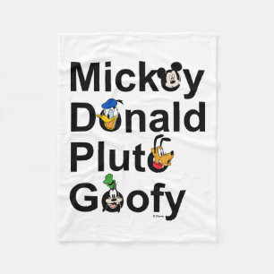 Couverture Polaire Mickey & Friends Mickey Donald Pluto Goofy