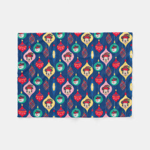 Couverture Polaire Mickey & Friends   Motif de l'ornement de Noël