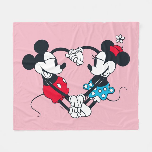 Couverture Polaire Mickey & Minnie | Objectifs de relation (Devant (Horizontal))