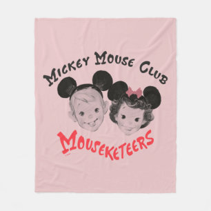 Couverture Polaire Mickey Mouse Club Mouseketeers